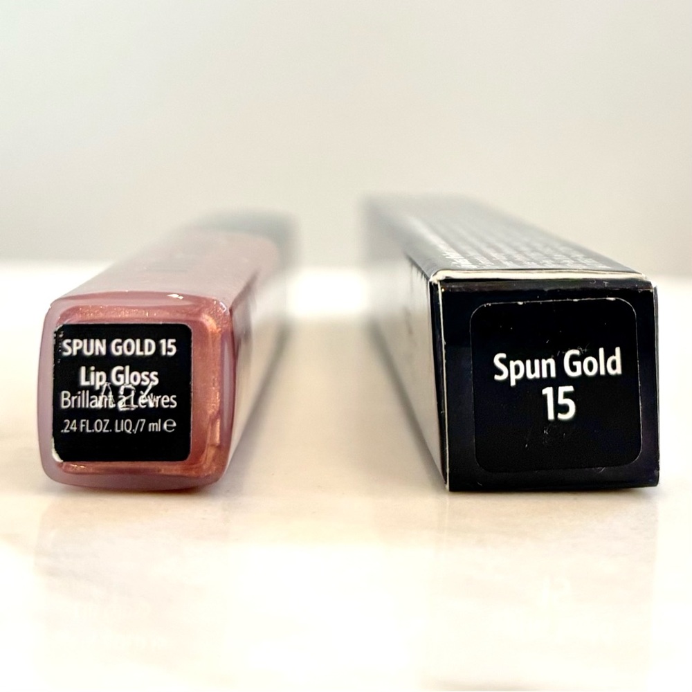 Bobbi Brown Spun Gold Shimmer Lip Gloss Full Size - Picture 2 of 4